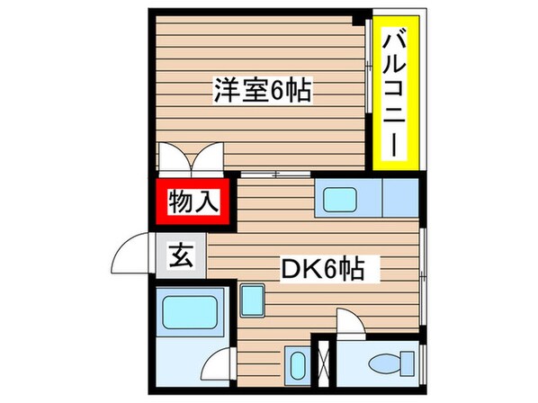 ビラ三秋の物件間取画像